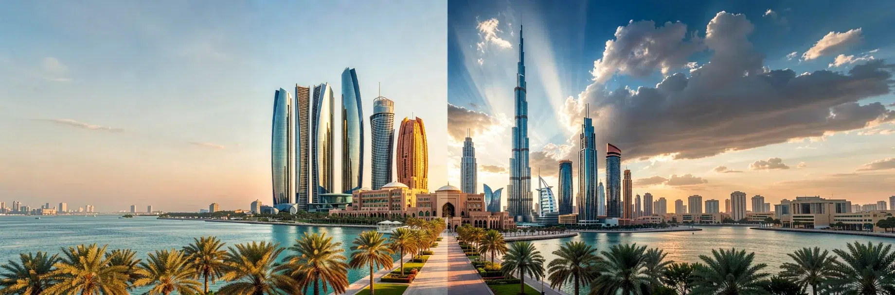 abu dhabi vs dubai investment