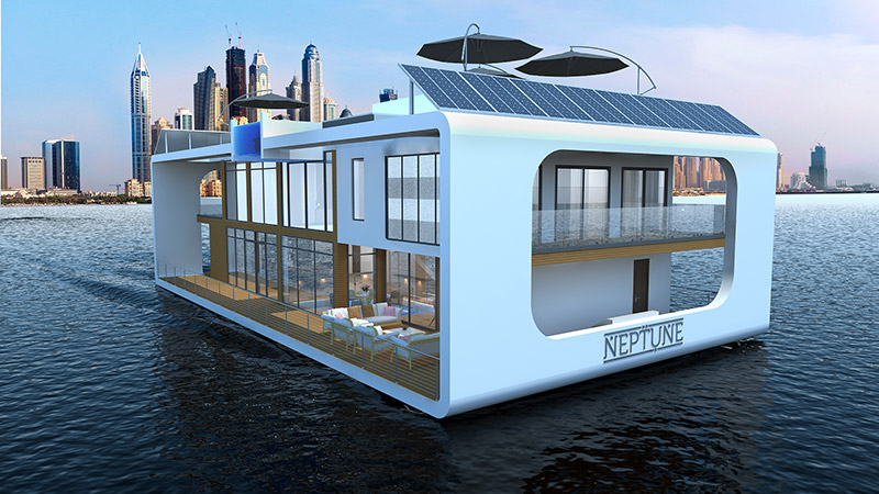 luxury floating villas in dubai