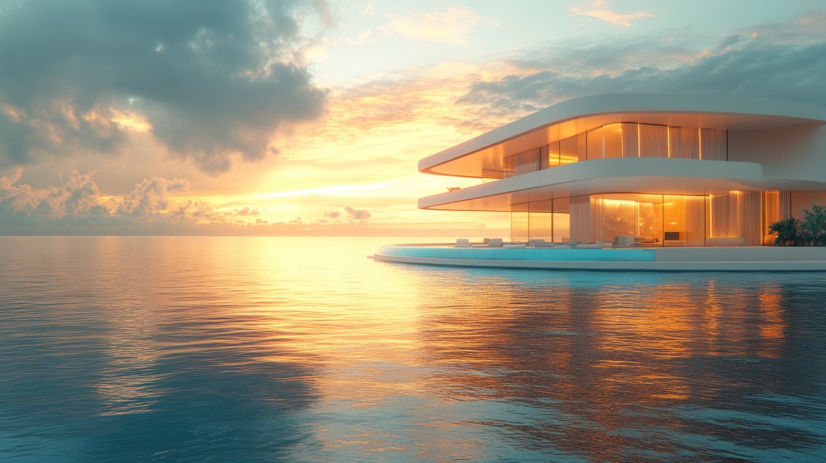 dubai floating villas