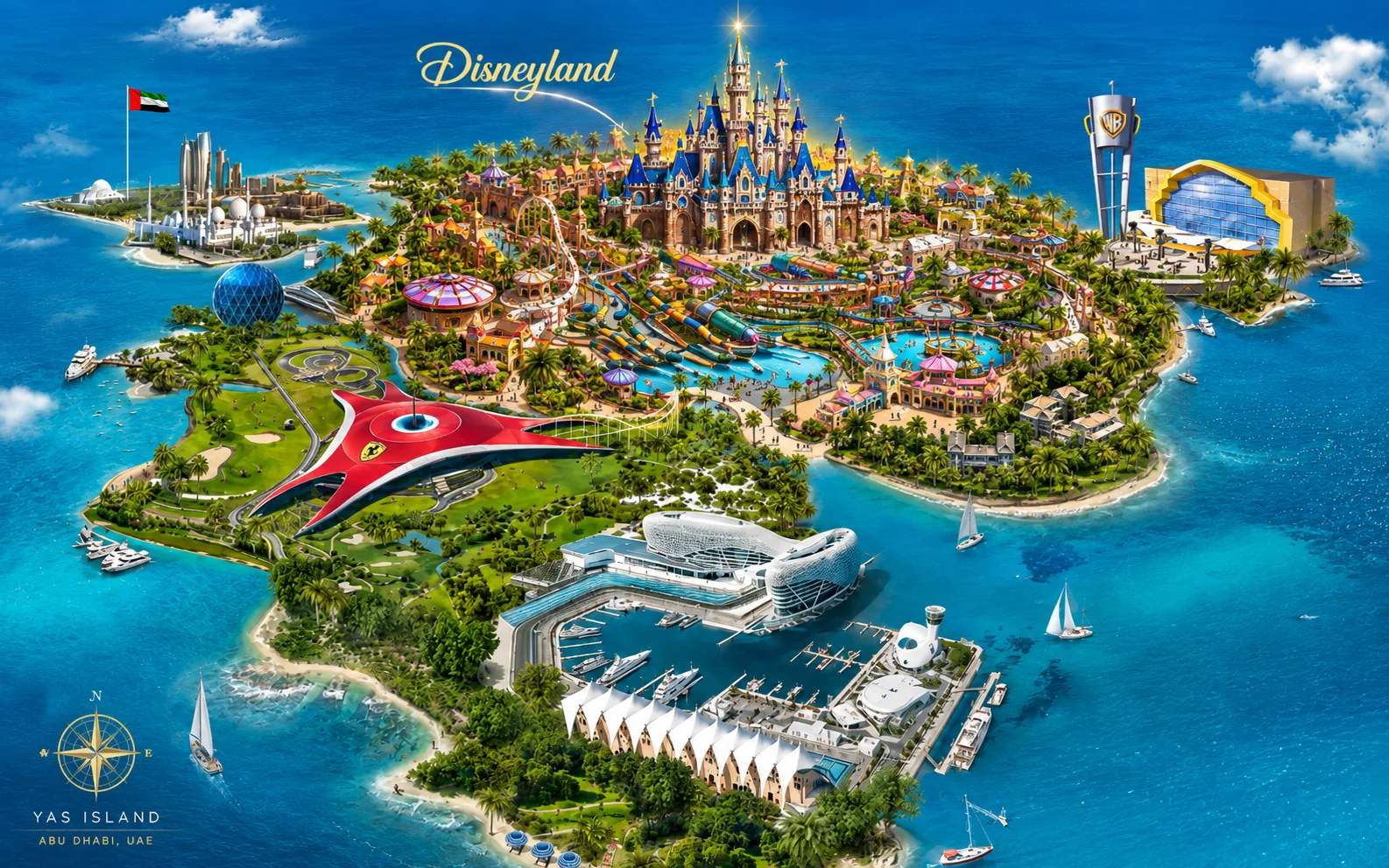 disneyland abu dhabi property impact