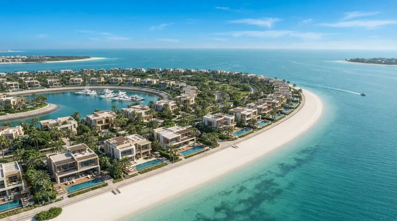 New villa community on a private island in Abu Dhabi